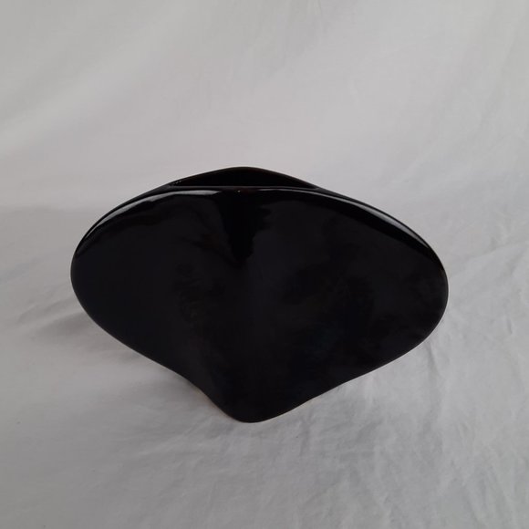 SOLD Set of Two Vintage Mikasa Vases Art Deco Naomi Cahana - Black and White - Picture 4 of 14